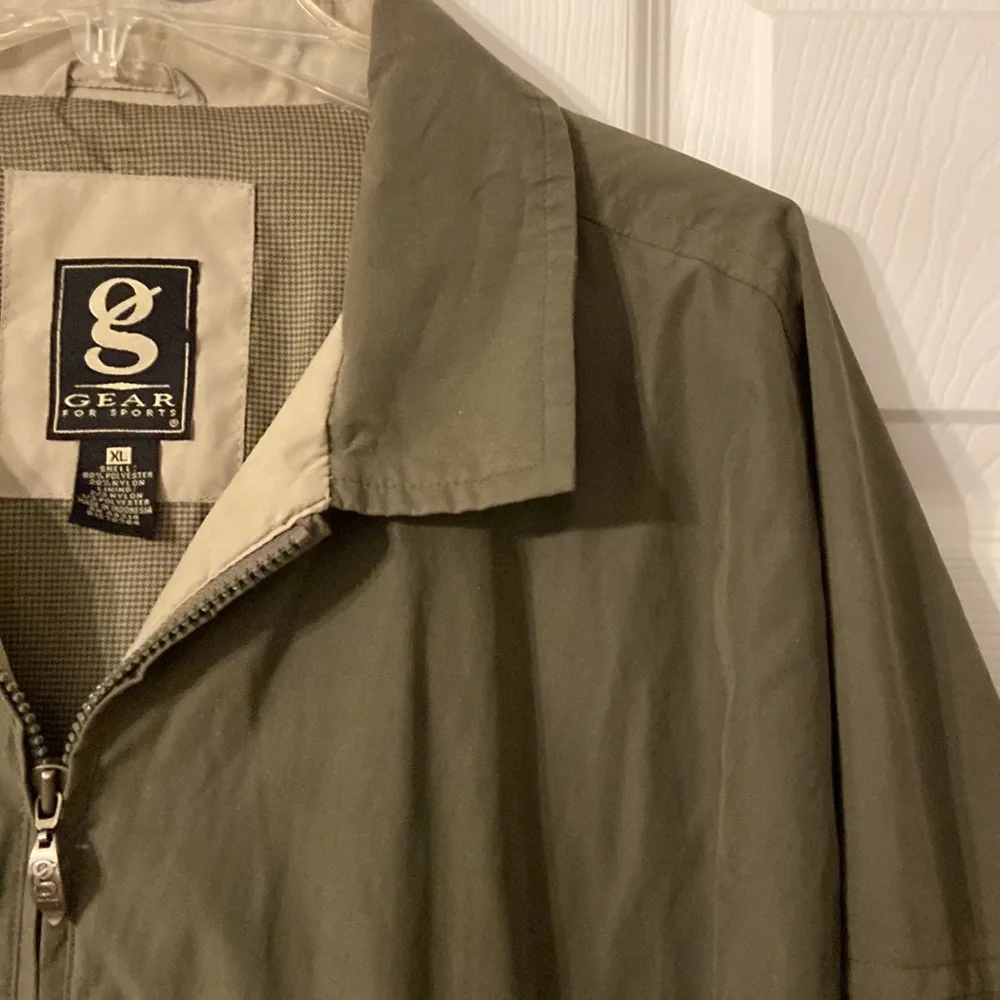 GEAR for sports Man Jacket size XL excellent condition color sage green - Picture 3 of 16